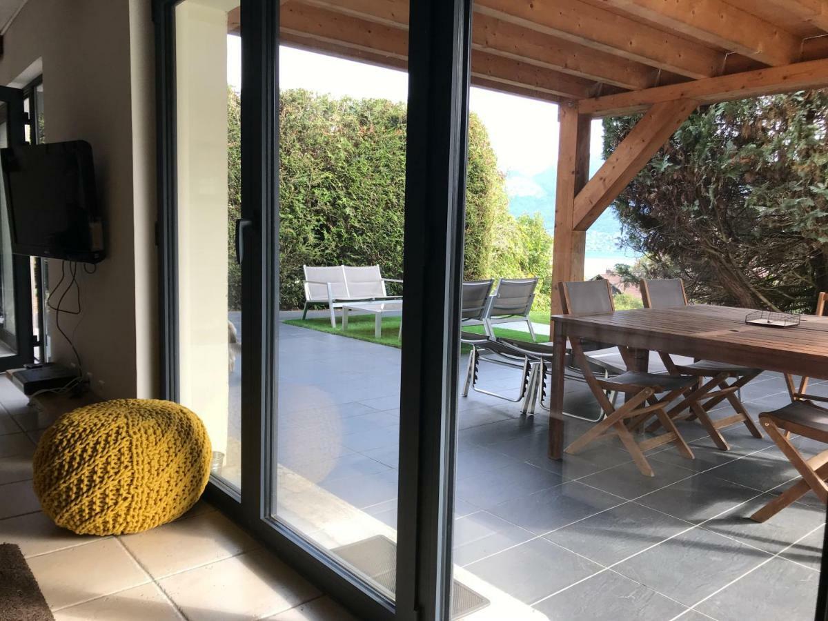 Appartement Sevrier Terrasse Et Jardin Esterno foto